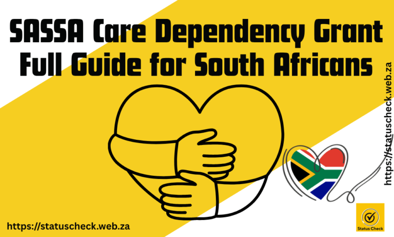SASSA Care Dependency Grant