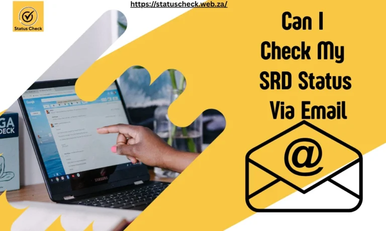 Can I Check My SRD Status Via Email?