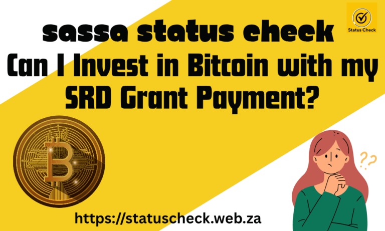 Can I Invest in Bitcoin with my SRD Grant Payment?