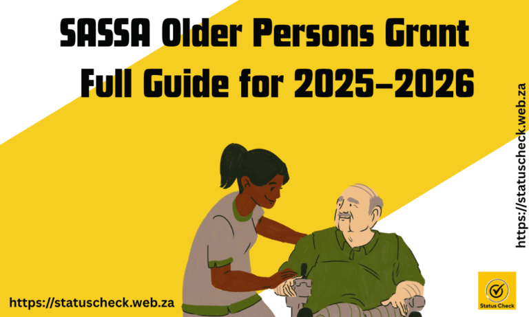 SASSA Older Persons Grant