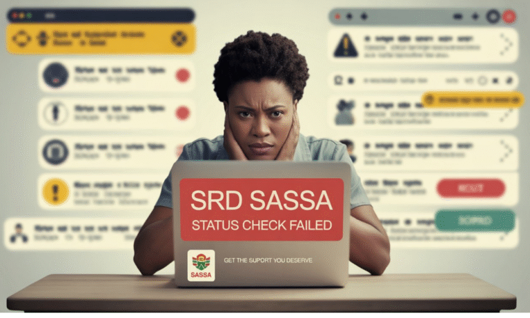 SRD SASSA Status Check Failed