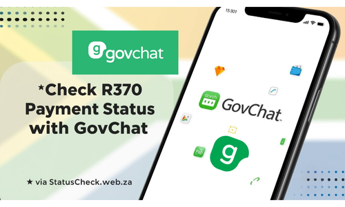 Check R370 Payment Status With GovChat